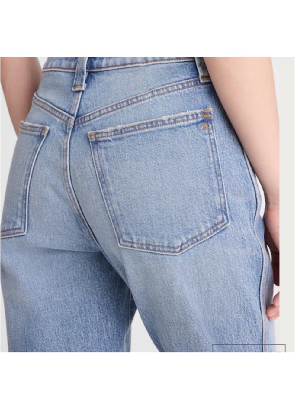 Madewell sz 28 THE PERFECT VINTAGE JEAN high rise Light Wash Blue Denim Pants - Picture 6 of 16